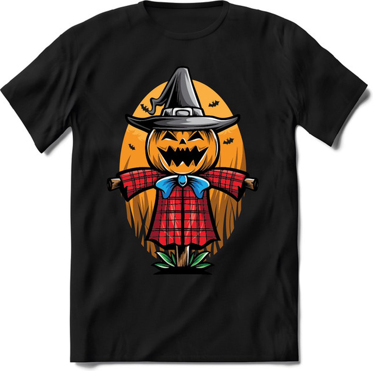 Halloween T-Shirt | Horror  Kleding Heren / Dames | Weerwolf , Monster , Vleermuis en Pompoen  Shirt |